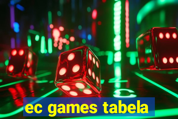 ec games tabela